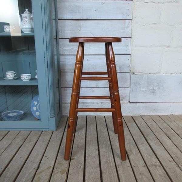 イギリス ビンテージ 家具 ハイスツール カウンタースツール 英国 4774e