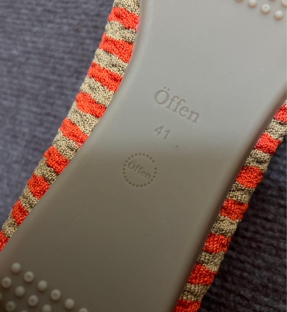 offen オッフェン　フリルパンプス　41