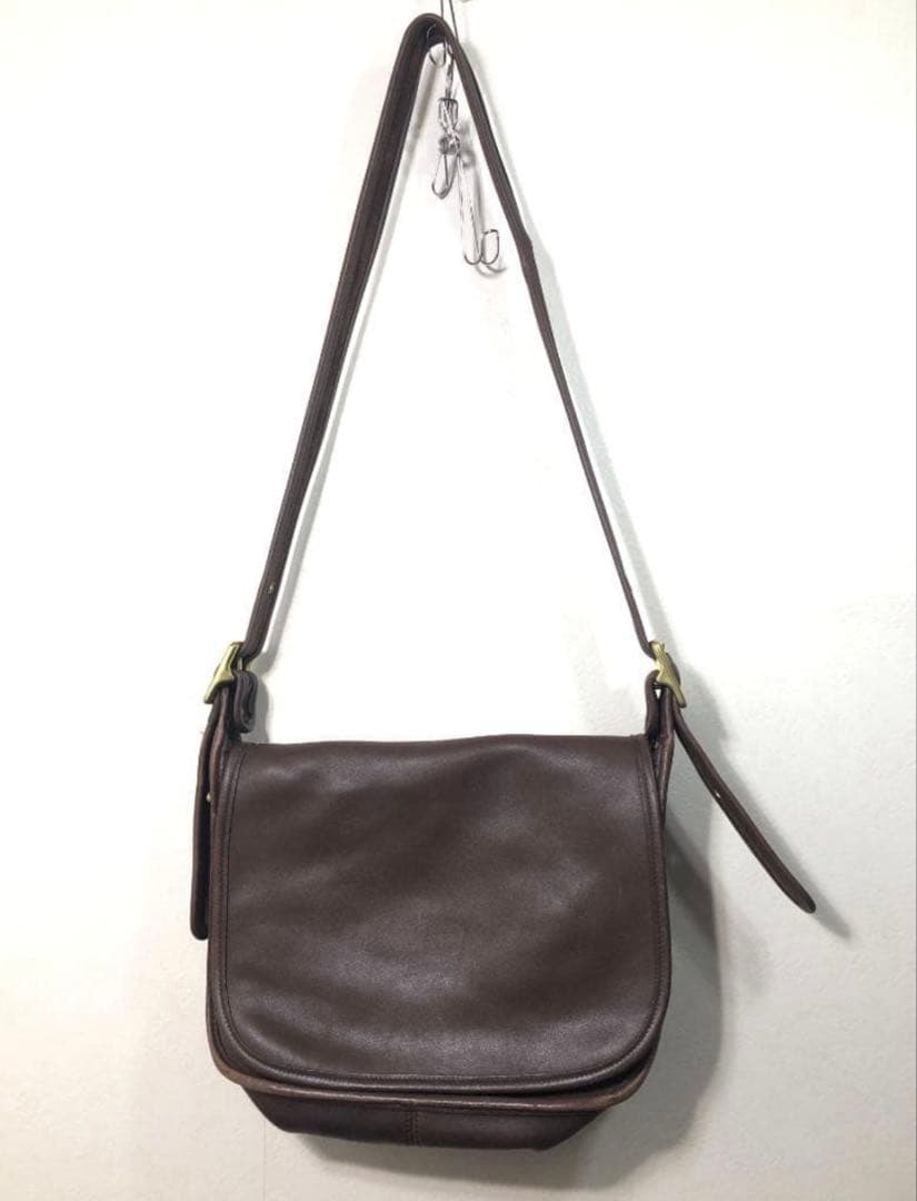 OLD COACH レザー ショルダー バッグ オールドコーチ