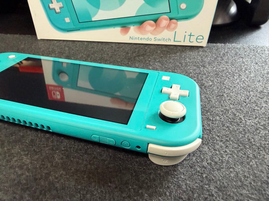 Nintendo Switch Lite ターコイズ 本体+ACアダプター+外箱