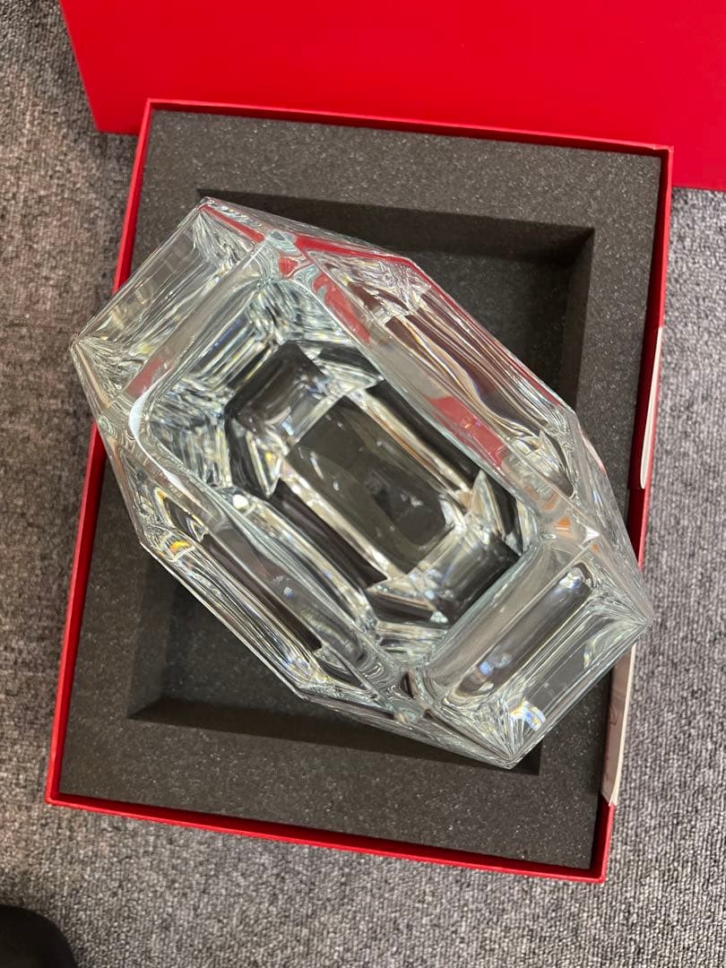 Baccarat バカラ クリアベース オクトゴン　定価¥198,000
