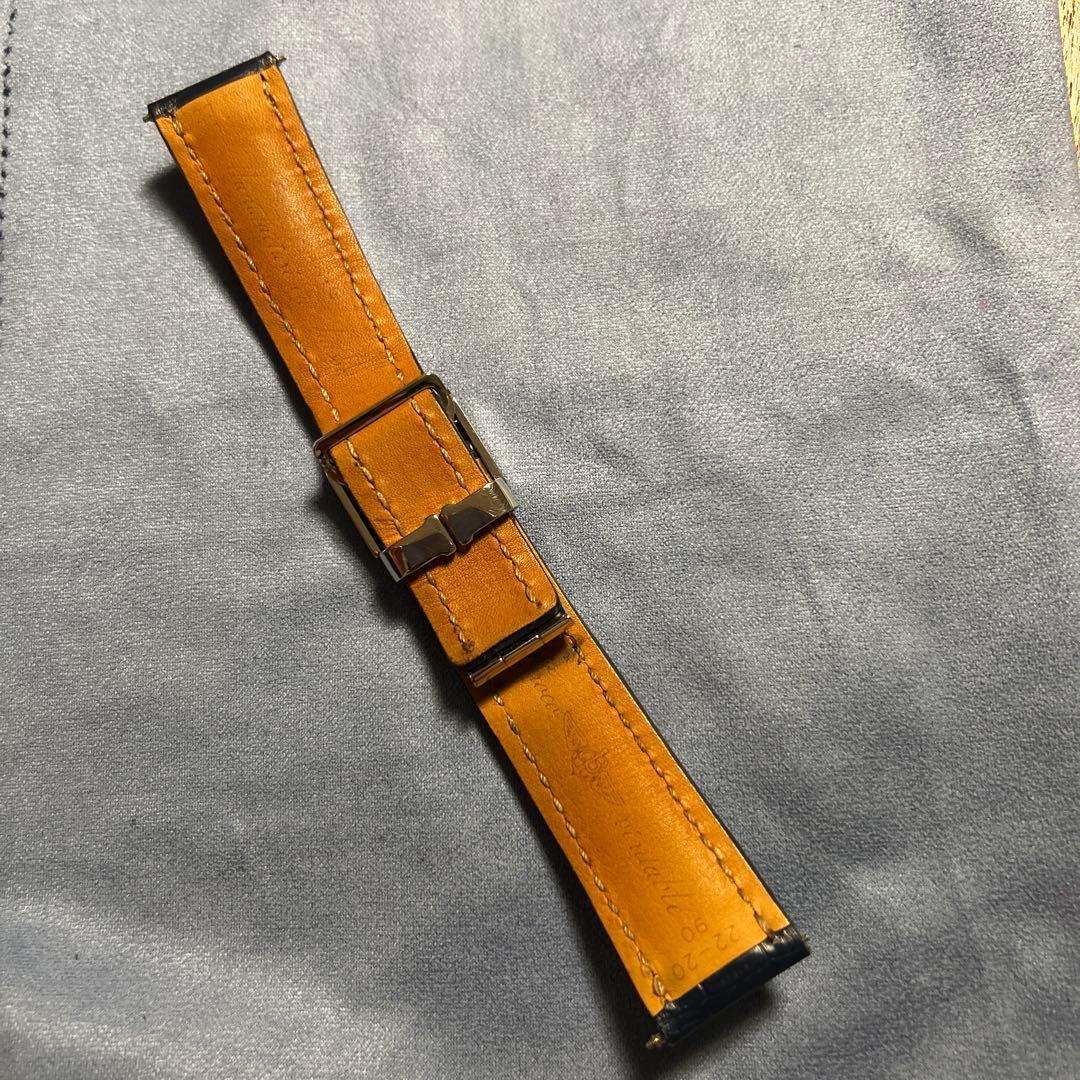 夏限定割引！⭐️純正⭐️生産終了⭐️ブライトリング　クロコダイルベルト　バックル付き