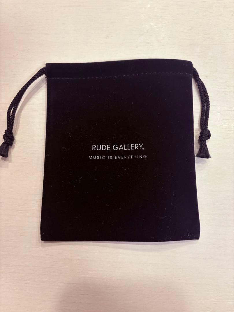 ルードギャラリー RUDEGALLERY スカルキーホルダー シルバー巾着付