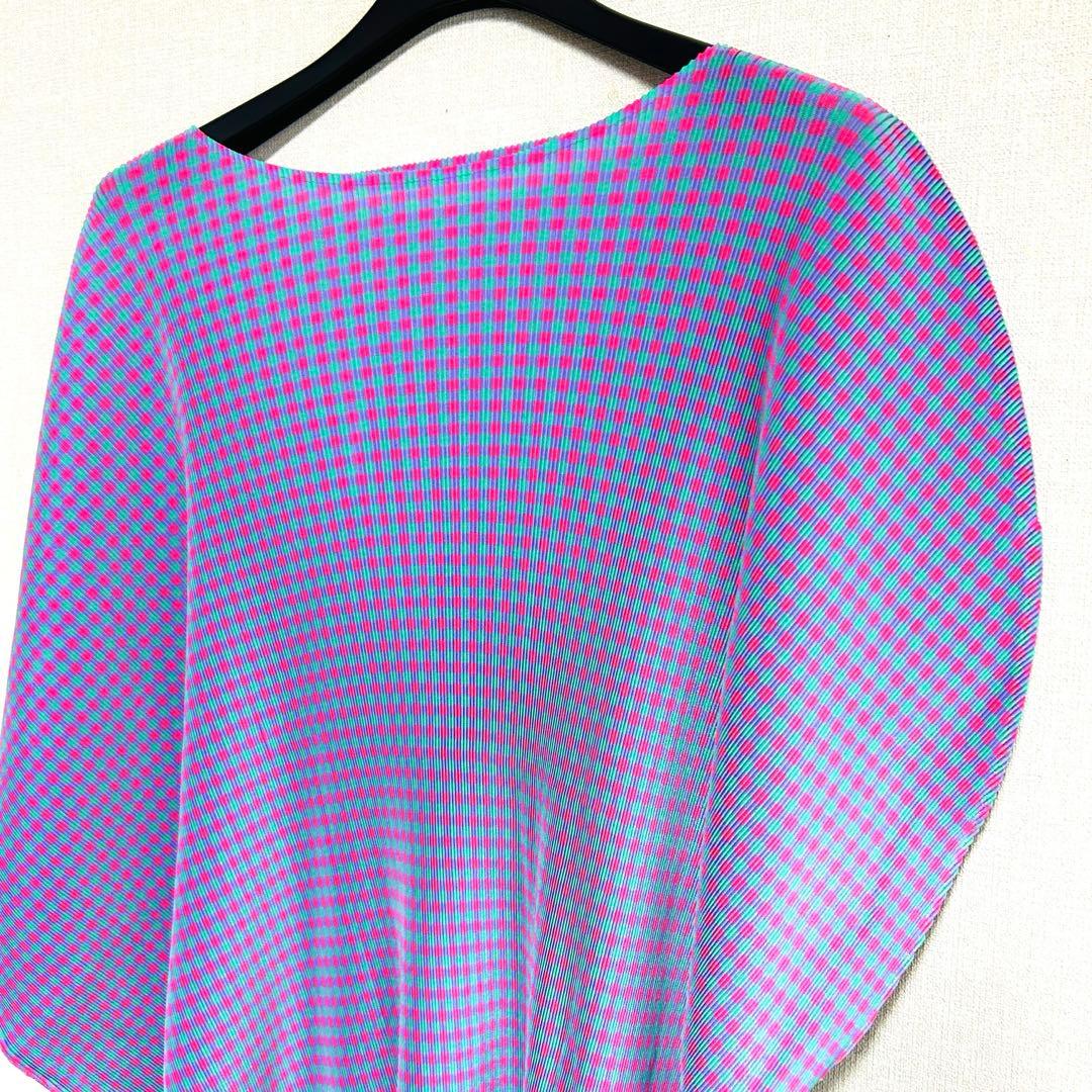 プリーツプリーズ 変形カットソー バルーン サークル イッセイミヤケ