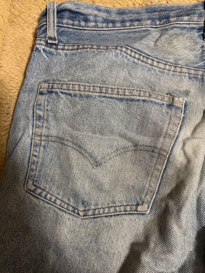 【超希少】Levi's 501 66後期 ハチマル最初期 刻印6 脇割り W35
