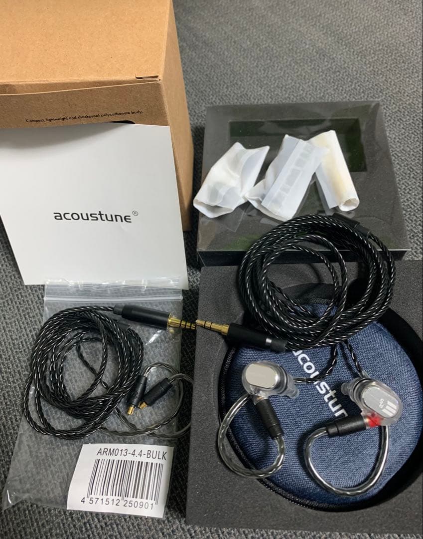 Acoustune RS THREE アコースチューン 純正バランスケーブル付