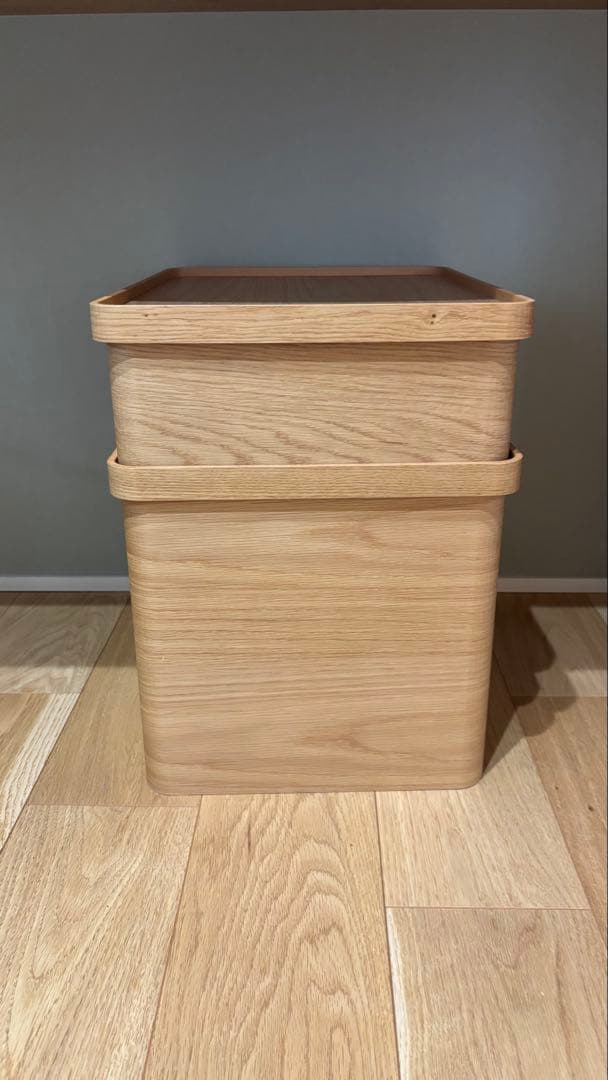 美品 曲木のケーブルボックス 大小セット 加藤順子 dinos コラボ商品